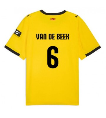 Girona Donny van de Beek #6 Segunda Equipación 2025-26 Manga Corta